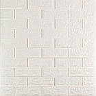 3D панель самоклеюча 690х780х5мм цегла Білий (001-5) SW-00000029