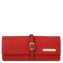 Футляр для зберігання ювелірних виробів із м'якої шкіри Tuscany TL142193 (Lipstick Red)