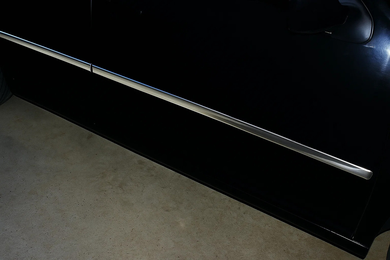 Молдинг дверний (4 шт, нерж) OmsaLine - Італійська нержавійка для Volkswagen Golf 4 1997-2006 рр від VLF комп., фото 1