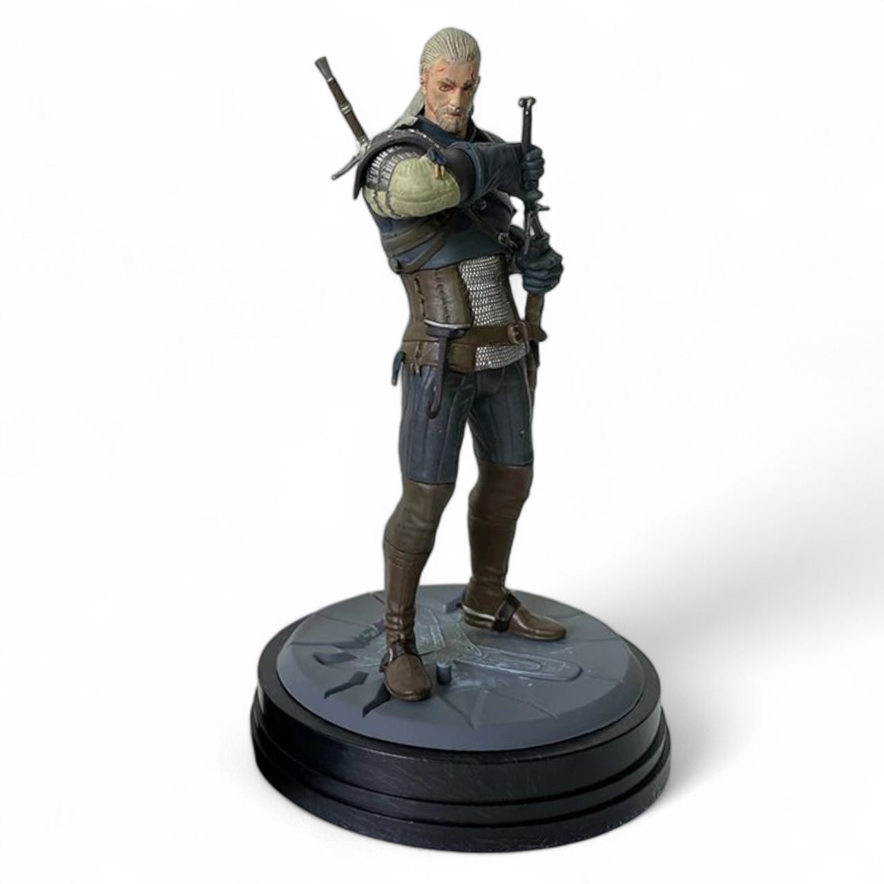 Фігурка Геральта з Рівії The Witcher 3 — статуетка Відьмака 26 см, іграшка Geralt у коробці, фото 1