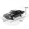 Модель автомобіля Dodge Charger з фільму Форсаж 1:32 — металева інерційна машинка зі світлом і звуком, фото 2