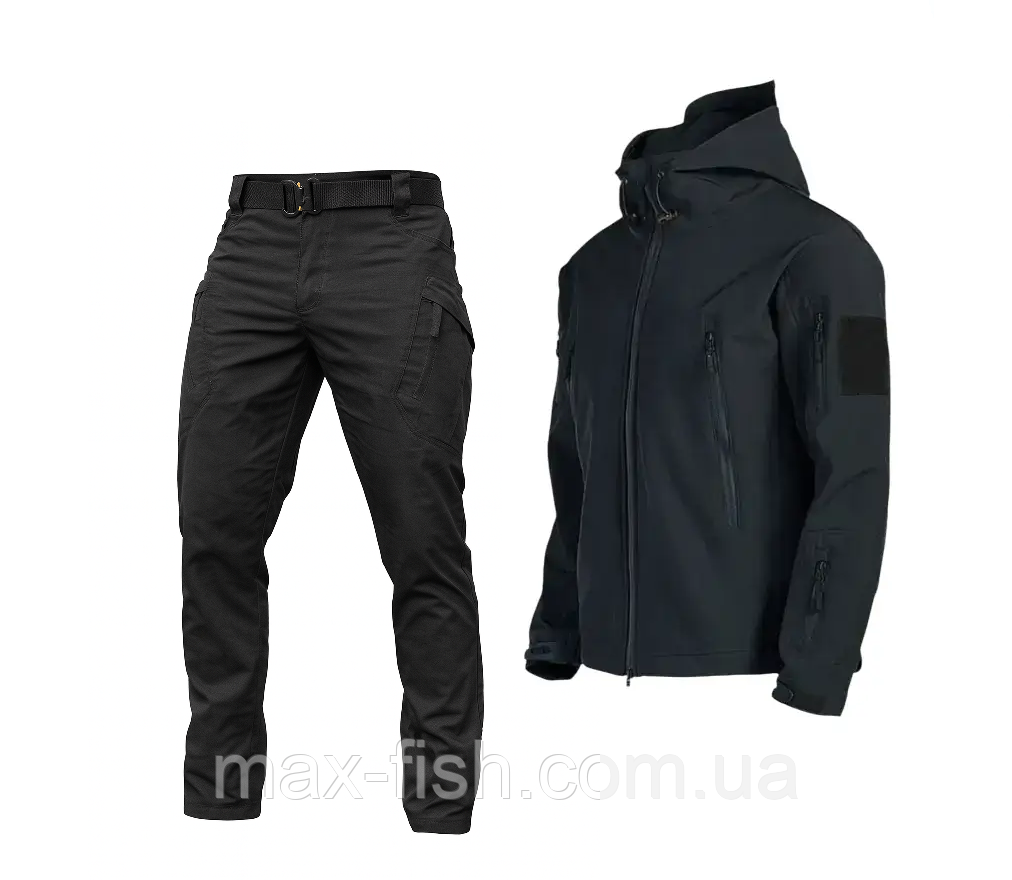 Комплект одягу Ranger Куртка софтшел Gman Soft Shell на флісі Тактичні штани ріп-стоп розмір S, фото 1
