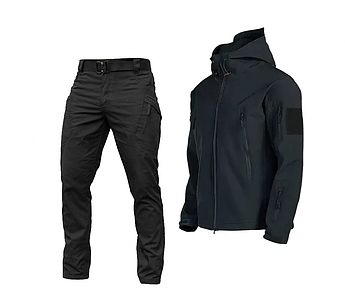 Комплект одягу Ranger Куртка софтшел Gman Soft Shell на флісі Тактичні штани ріп-стоп розмір S