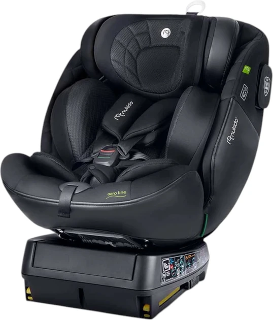 Автокрісло Nukido Aero Line ISOFIX 0-36 кг, чорне, фото 1