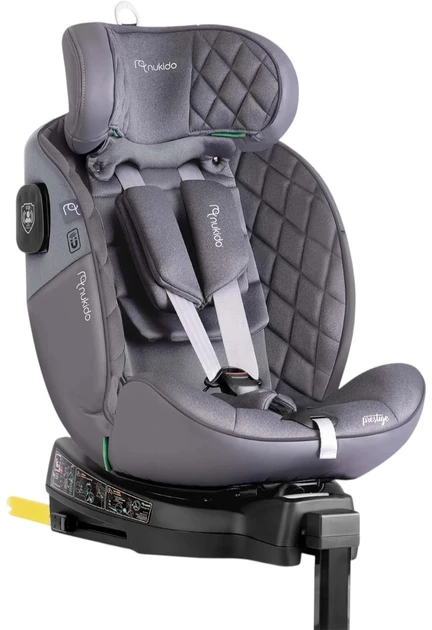 Автокрісло Nukido Prestige Line ISOFIX 0-36 кг, сіре, фото 1