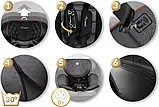 Автокрісло Nukido Prestige Line ISOFIX 0-36 кг, чорно-сіре, фото 5
