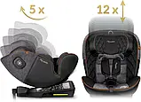 Автокрісло Nukido Prestige Line ISOFIX 0-36 кг, чорно-сіре, фото 10