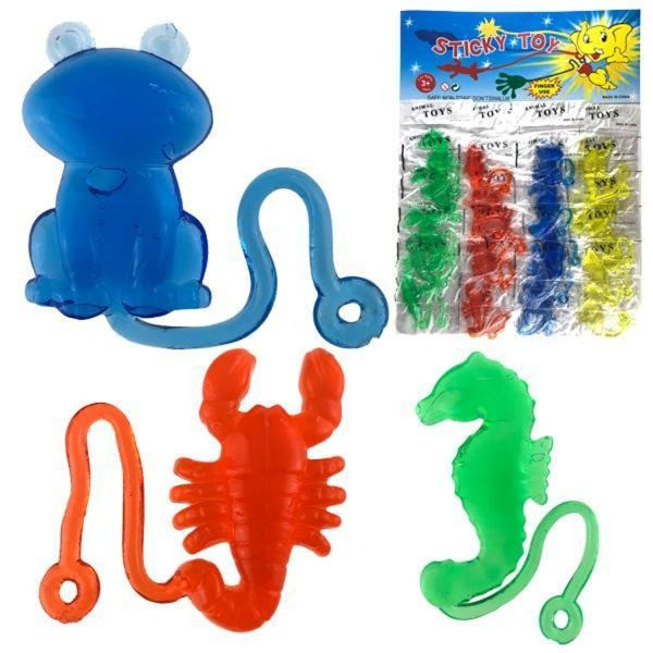 Дитяча іграшка-антистрес лізун Морські тварини 20 шт., фото 1