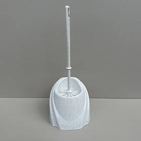 Йорж для унітазу з підставкою Хвиля  Maxi Plast 786-мп білий флок