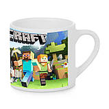 Чашка дитяча з друком "MINECRAFT" №2 (колір білий) (30179), фото 2