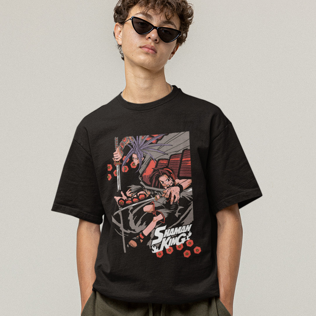 Футболка Cult - Shaman King - You Asakura, Amidamaru, фото 1