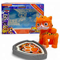 Фігурка-персонаж "Щенячий патруль" (голова обертається, висота 7.5 см, рухливі передні кінцівки, жетон кріпиться на одяг)