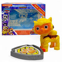 Фігурка-персонаж "Щенячий патруль" (голова обертається, висота 7.5 см, рухливі передні кінцівки, жетон кріпиться на одяг)