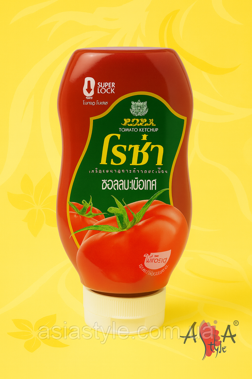 Кетчуп томатний, Кетчуп томатный, Tomato ketchup, Roza, 250г, Таїланд, ВО, фото 1