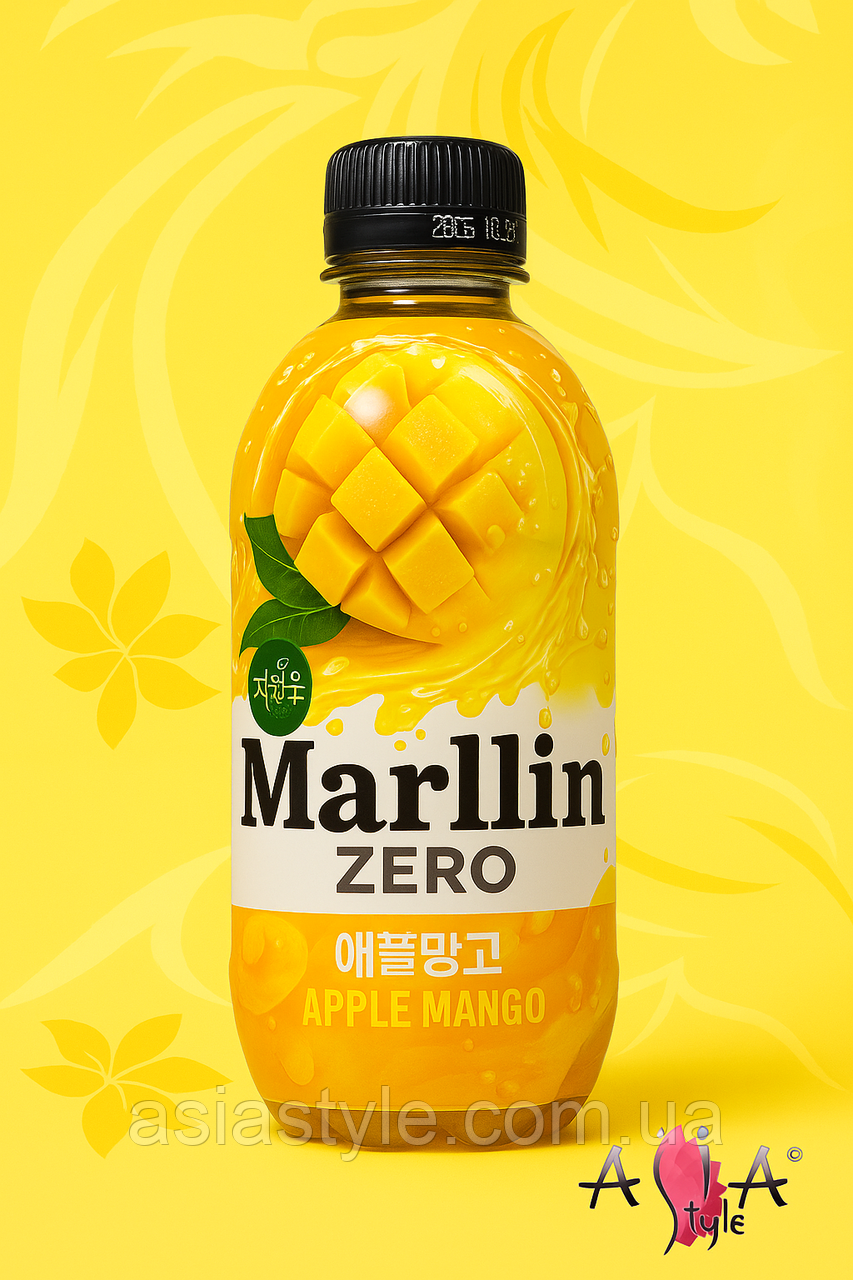 Напій Marllin Zero Apple Mango, 500 мл, Корея, ВО, фото 1