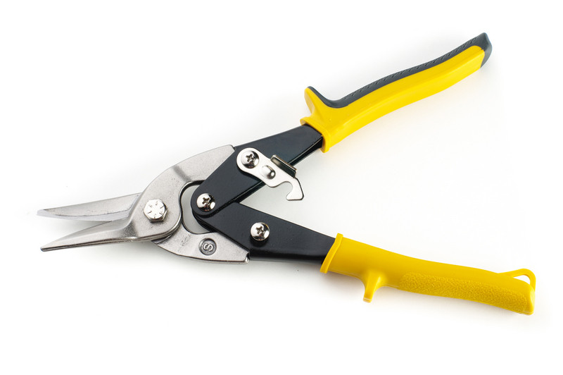 Ножиці по металу Cr-V 250мм (прямі) СИЛА, фото 1