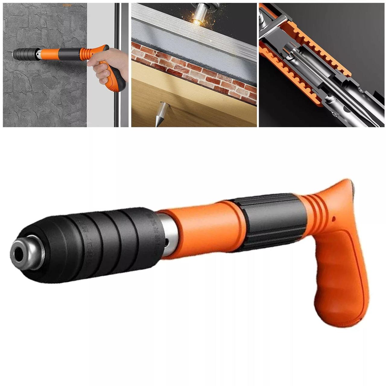 Ручний мініпістолет для цвяхів і металевих заклепок 207721, фото 1