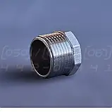Заглушка різьбова восьмигранна нержавіюча DN25 (1") зовнішня різьба BSPP, сталь AISI304, Class 150, фото 8