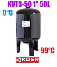 Гідроакумулятор 50 л вертикальний KVTS-50