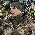 M-Tac шарф-труба Polartec Power Grid Army Olive S/M, фото 8