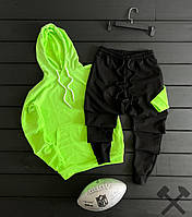 Базові комплекти худі штани кислотно-чорний