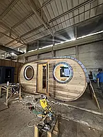 Saunaproduktion in Shitomir: Ukrainische Qualität für Europa. Video