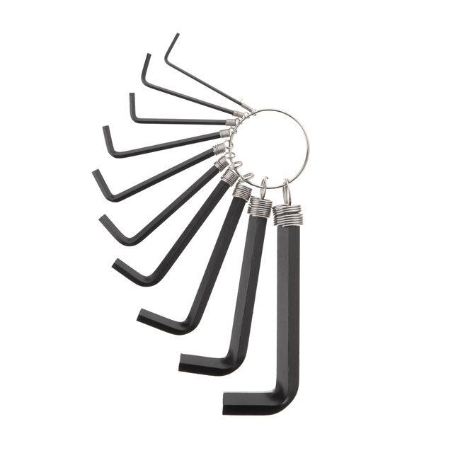 Набір ключів Г-подібних шестигранних 10шт INTERTOOL HT-1842, фото 1