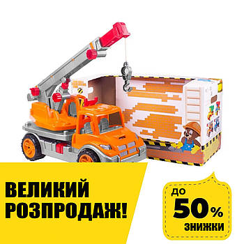 Велика Машинка "Автокран" (довжина 57см, рухомі елементи) 3695 ok Toys