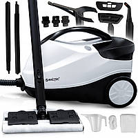 Пароочисник парова швабра MalTec відпарювач з аксесуарами для очищення та дезінфекції (HDS7000W-PRO)