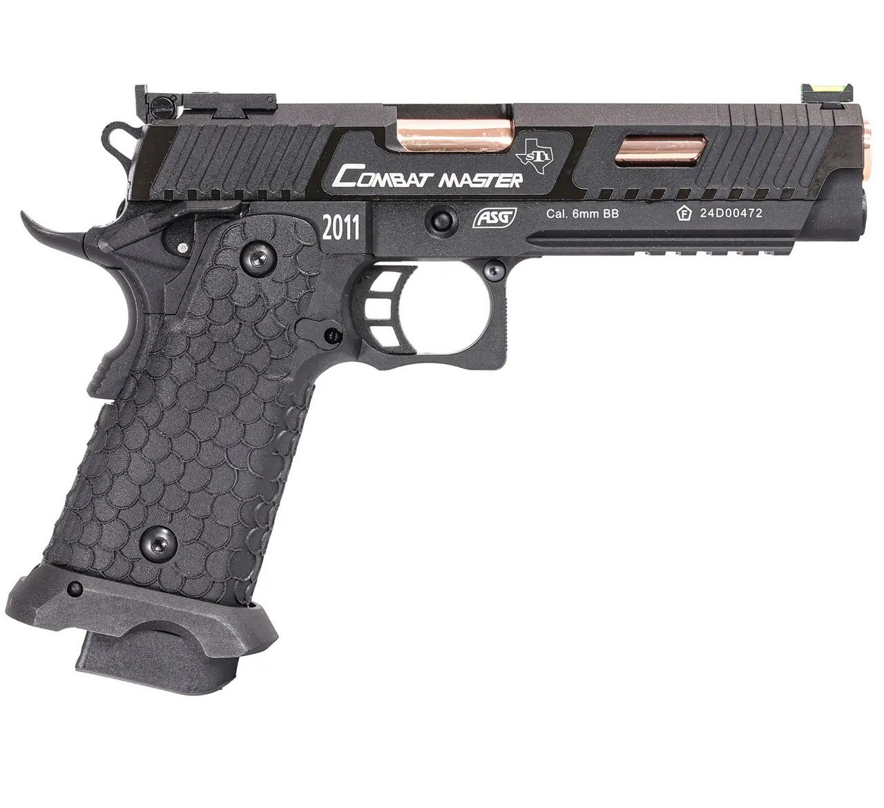 Пістолет пневматичний ASG STI Combat Master Airgun 4.5 мм BB Black, фото 1