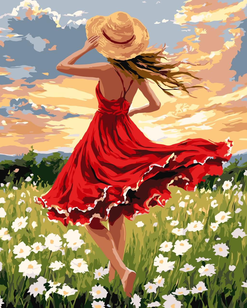 Картина за номерами 40×50 см. Танець в полі ©art_selena_ua Ідейка KHO8650, фото 1