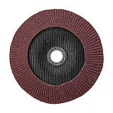 Диск шліфувальний пелюстковий 180*22 мм, зерно K60 INTERTOOL BT-0226, фото 2