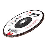 Диск шліфувальний пелюстковий 180*22 мм, зерно K100 INTERTOOL BT-0230, фото 3