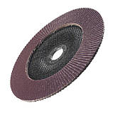 Диск шліфувальний пелюстковий 180*22 мм, зерно K120 INTERTOOL BT-0232, фото 4