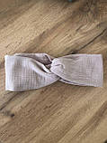 Пов'язка для волосся з мусліну, фото 7