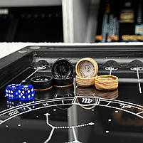 Нарди скляні довгі нарди короткі Знак зодіаку 50х24см подарункові, фото 8