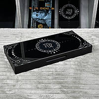 Нарди скляні довгі нарди короткі Знак зодіаку 50х24см подарункові, фото 6