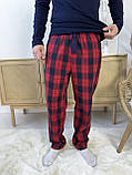 Чоловічий піжамний комплект "Глен"HH, червоно-синя, фото 5