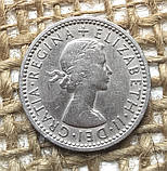 6 пенсiв 1957 року. Велика Британiя, фото 2