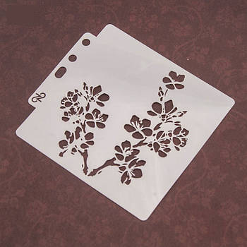 Трафарети для скрапбукінгу Квіти TRF014