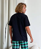 Футболка чоловіча COSY класична чорна, фото 2