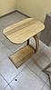Приставний столик до ліжка, натуральне дерево ясен 650х300х500 мм, фото 7