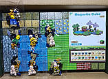 Майнкрафт конструктор магнітний Minecraft Magnetic Cube "Сакура біля озера Ерхай" 224 кубика, фото 3