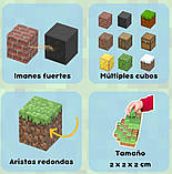 Майнкрафт конструктор магнітний Minecraft Magnetic Cube "Сакура біля озера Ерхай" 224 кубика, фото 5