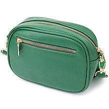 Цікава сумка для жінок з натуральної шкіри Vintage 22900 Зелений, фото 2