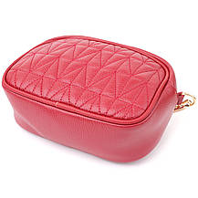 Яскрава жіноча сумка на кожен день із натуральної шкіри Vintage 22903 Червоний, фото 5