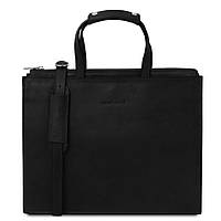 Жіночий портфель шкіряний на три відділення Palermo Tuscany TL142452 (Чорний)