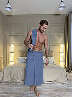 Банний набір для чоловіків Маренго1(кілт +рушник)