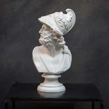 Гіпсовий бюст-скульптура Перикл (білий), 32,5 см