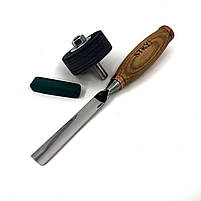 Стамеска ударна для об'ємного та скульптурного різьблення по дереву полога STRYI Profi 20 мм №5, фото 6